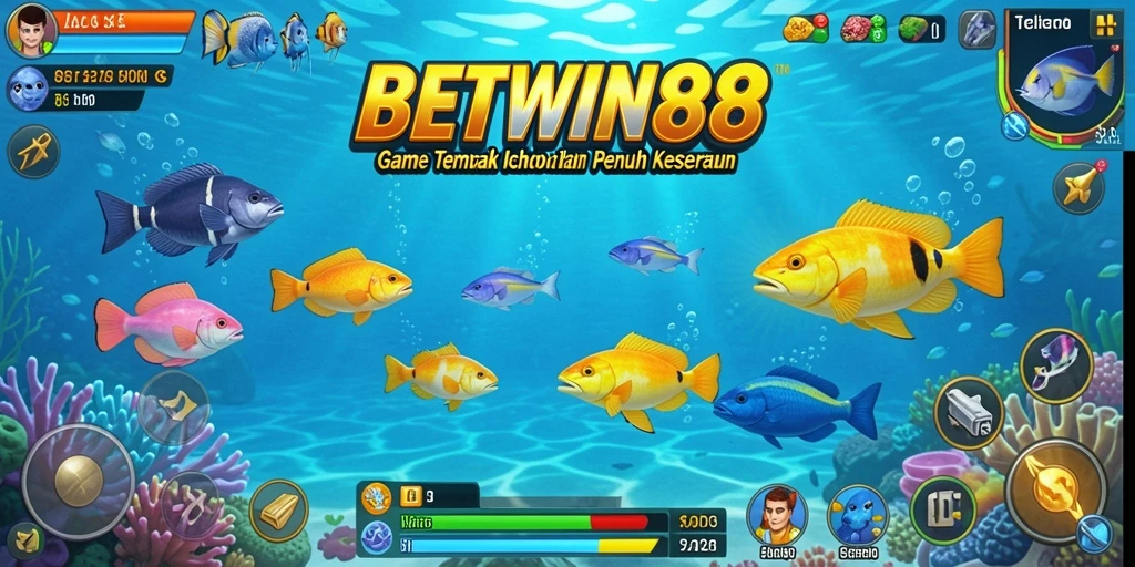 Gameplay seru dan penuh aksi dalam BETWIN88 saat menembak ikan.