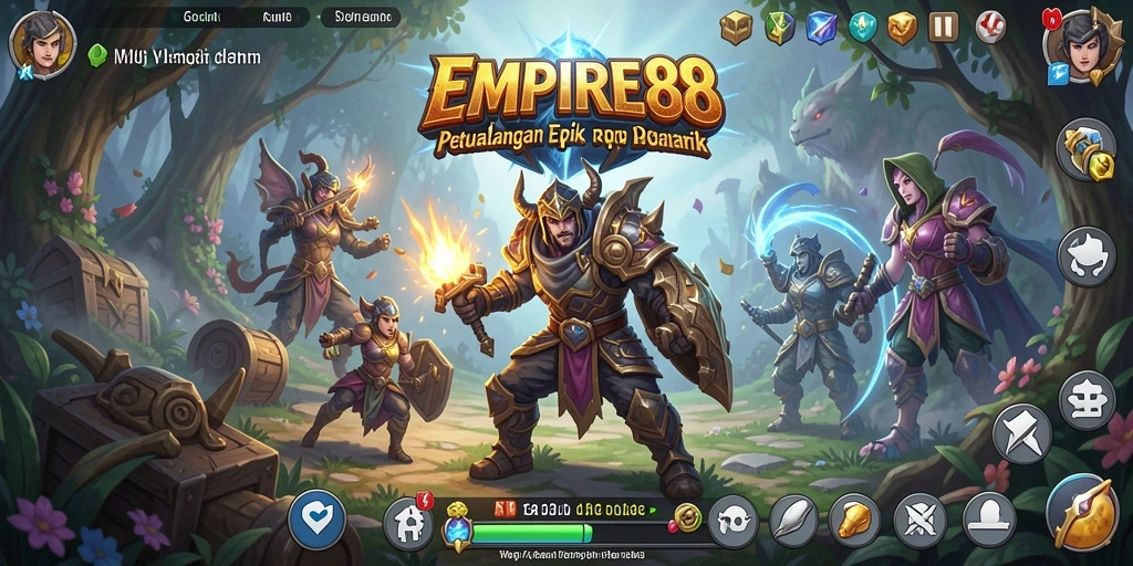 Tampilan gameplay EMPIRE88 yang menarik dan penuh aksi dalam dunia RPG.