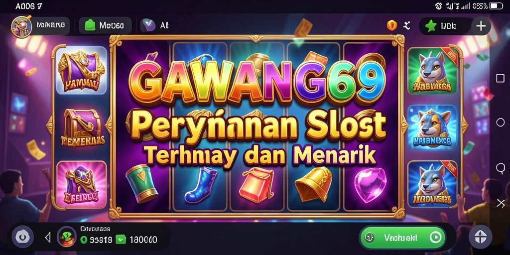 Tampilan gameplay GAWANG69 yang kaya warna dan dinamis.