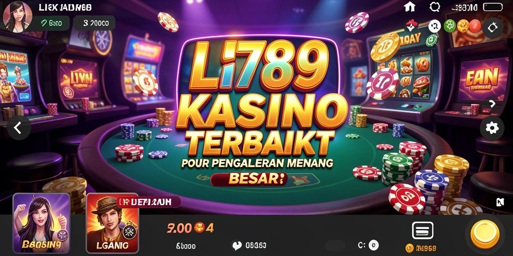 Tampilan gameplay menarik dari LI789 di dalam aplikasi Kasino.