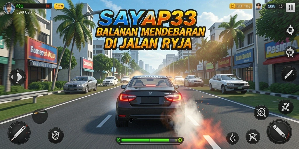 Gameplay Racing yang mendebarkan dalam SAYAP33.