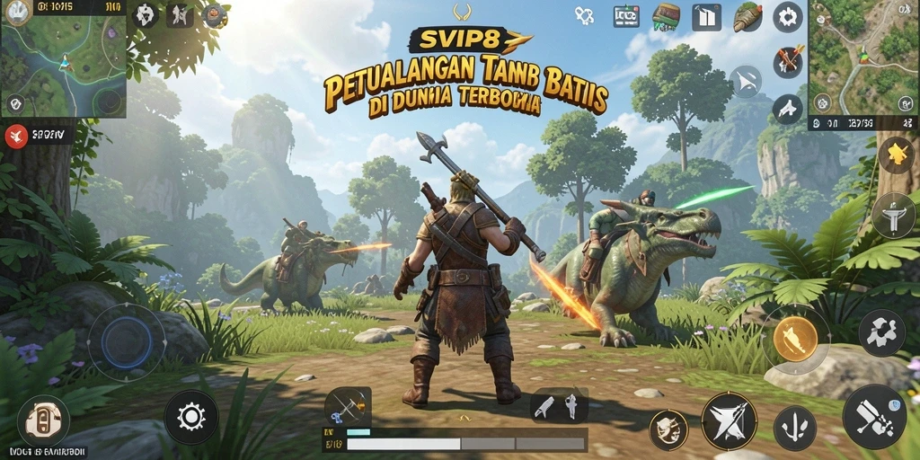Screenshot gameplay <strong>SVIP8</strong> dengan dunia terbuka yang menakjubkan.